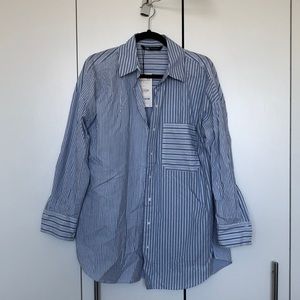 Stipe zara button down